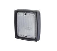 HELLA Halogène Feu de recul - 12V / 24V - Montage encastré/Montage en saillie - pour fixation à la verticale/pour fixation à l'horizontale - Fiche: Fiche plate - 2ZR 004 432-001