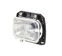 HELLA Halogène Optique, projecteur principal - 24V / 12V - rectangulaire - Chiffre de référence: 17.5 - SAE - limpide - Fiche: Fiche plate - gauche - Quantité: 1 - 1AE 003 427-151