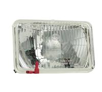 HELLA Halogène Optique, projecteur principal - 24V - rectangulaire - Chiffre de référence: 12.5 - SAE - limpide - Fiche: Fiche plate - gauche/droite - Quantité: 1 - 1AB 003 177-791