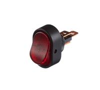 Hella Interrupteur Commande de basculement 6EH 007 946-011 3 connexions vissé Ø12mm rouge
