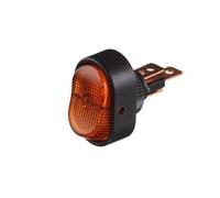 HELLA Interrupteur - Commande de basculement - Nombre de connexions: 3 | vissé - Relais inverseurs - Alésage-Ø: 12mm - Éclairage de l'interrupteur: orange - 6EH 007 946-031