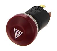 HELLA Interrupteur de feux de détresse Avec lampe témoin Interrupteur à bouton-poussoir