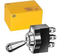 Hella Interrupteur 6FG 002 312-002 – commutateur-inverseur vissé 3 connexions chrome Ø12,5 mm