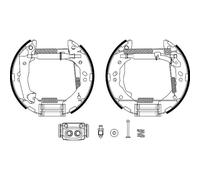 HELLA Jeu de mâchoires de frein 8DB 355 038-171 hinten pour HYUNDAI ATOS (MX)