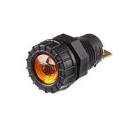 HELLA Lampe témoin - Halogène - 12V / 24V - vissé - 2AA 008 594-011, jaune