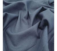 Hella - lin fin, lin d'été, tissu de lin et de coton OEKO-TEX® - au mètre (Bleu fumé)