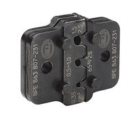 HELLA Mâchoires de sertissage - Métal - noir - Ø de: 0.35mm - Ø jusqu'à: 2.5mm - JPT/TAB2,8/MCP2,8/Profi, Typ I insert - 8PE 863 807-231