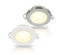 Hella Marine Euroled 75 Lumière Led Chaude Acier Inoxydable 120 Mm 24v 3w