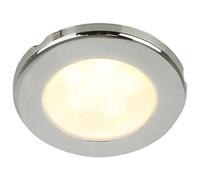 Hella Marine Plafonnier Euroled 75 Avec Couvercle Blanc Chaud Acier Inoxydable 12v