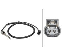 HELLA Palpeur température des gaz 6PT 358 181-411 | Compatible avec: MERCEDES-BENZ C-CLASS, C-CLASS Coupe, C-CLASS T-Model, CLS, CLS, CLS Shooting Brake, E-CLASS, E-CLASS