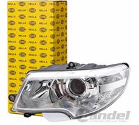 Phare gauche W16W 1EL 247 047-251 HELLA pour SKODA SUPERB II SUPERB II Break