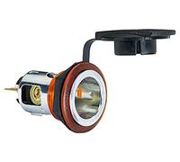 HELLA Prise - 12V / 24V - vissé - Fiche: Fiche plate - rouge - 8JB 008 023-051