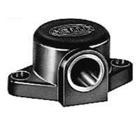 Hella Prise DIN/ISO 4165 1-pôle – Raccord fileté, fiche à vis, noir – Blister 8JB 004 123-002