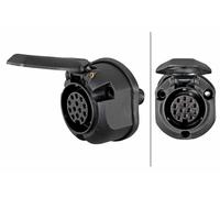 HELLA Prise de remorque 8JB 005 949-011 72mm 45mm