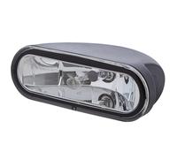 HELLA 1Fa 008 284-011 Halogène/Halogène-Projecteur Longue Portée - Ff 75 - 12V - Ovale - Chiffre De Référence: 12.5 - Vissé - Disperseur Limpide - Couleur Du Voyant: Limpide - Gauche/Droite