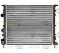HELLA Radiateur du moteur Module de Refroidisement boîte de vitesses manuelle Largeur de filet 378mm Longueur de filet 430mm Profondeur de filet 28mm Compatible avec RENAULT 8MK 376 716-161