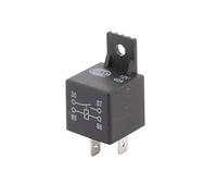 HELLA Relais, courant de travail - 12V - 4pôle - Schéma de câblage: S1 - Fiche: A - Relais à courant de travail - Couleur: noir - avec support - Quantité: 1 - 4RA 965 400-071