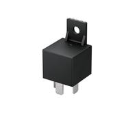 HELLA Relais, courant de travail - 12V - 4pôle - Schéma de câblage: S2 - Fiche: B - Relais à courant de travail - Couleur: noir - avec support - 4RA 007 791-021