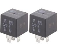 HELLA Relais, courant de travail - 12V - 5pôle - Relais à courant de travail - Quantité: 1-4RA 933 791-161 (Lot de 2)