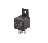 HELLA Relais, courant de travail - 12V - 5pôle - Relais inverseurs | avec support - 4RD 933 332-011