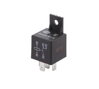 HELLA Relais, courant de travail - 24V - 5pôle - Relais à courant de travail - avec support - 4RA 933 791-131