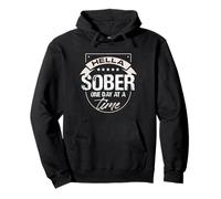 Hella Sober Un Jour à la Fois Sweat à Capuche