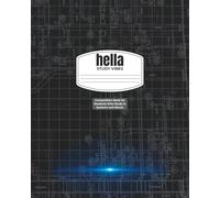 hella STUDY VIBES - Grid Flow Edition: Composition Book for Students Who Study in Systems and Waves