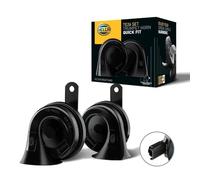 HELLA Trompette - HELLA OE-CONNECT HORN TE26 SET - 12V - 110dB(A) - 400Hz-500Hz - à tonalité grave/à tonalité aiguë - électrique - ECE - Couleur du carter: noir - Quantité: 2 - 3FH 012 010-161