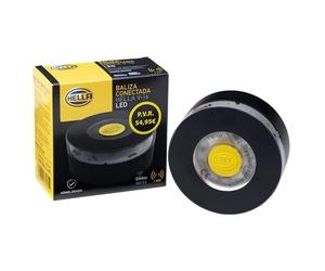 HELLA - V-16 Lumière d'urgence V16 avec géolocalisation, exigible à partir de 2026, balise connectée avec DGT 3.0, signal V-16, lumière lumineuse pour voiture, avertissement de localisation