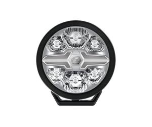 HELLA Valuefit 1FJ 357 199-051 Phare de route LED - Blade Black 9" - 12/24 V - Rond - Référence 50 - Montage - ECE-148/ECE-149 - Couleur de la vitre : transparent - Câble : 500 mm - Côté avant
