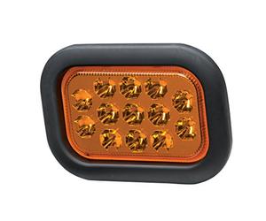 HELLA Valuefit 2Ba 357 025-011 Feu Clignotant - Led - 12/24V - Montage Encastré - Fiche: Extrémités De Câble Ouvertes - Quantité: 1