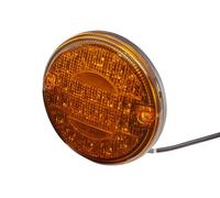 HELLA Valuefit 2Ba 357 026-021 Feu Clignotant - Led - 12/24V - Montage En Saillie/Vissé - Fiche: Extrémités De Câble Ouvertes - Quantité: 1