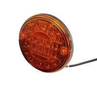 HELLA Valuefit 2Ba 357 026-021 Feu Clignotant - Led - 12/24V - Montage En Saillie/Vissé - Fiche: Extrémités De Câble Ouvertes - Quantité: 1