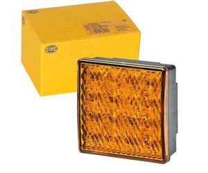 HELLA Valuefit 2Ba 357 029-131 Feu Clignotant - Led - 24V - Montage En Saillie/Vissé - Fiche: Extrémités De Câble Ouvertes - Quantité: 1