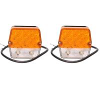 Hella Valuefit 2Be 357 023-001 Feu Clignotant - Led - 24/12V - Montage En Saillie/Vissé - Fiche: Extrémités De Câble Ouvertes - Quantité: 1 (Lot de 2)