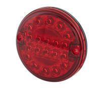 HELLA Valuefit 2Ne 357 026-131 Feu Antibrouillard Arrière - Led - 24/12V - Montage En Saillie - Couleur Du Voyant: Rouge - Câble: 300Mm - Fiche: Extrémités De Câble Ouvertes - Arrière