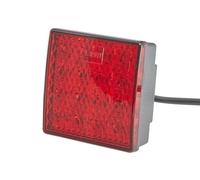HELLA Valuefit 2Ne 357 029-041 Feu Antibrouillard Arrière - Led - 12V - Montage Encastré - Couleur Du Voyant: Rouge - Câble: 260Mm - Fiche: Extrémités De Câble Ouvertes - Arrière