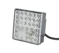 HELLA Valuefit 2Nr 357 029-061 Feu Arrière - Led - 12V - Montage En Saillie/Vissé - Couleur Du Voyant: Transparent - Fiche: Extrémités De Câble Ouvertes - Droite/Gauche - Quantité: 1