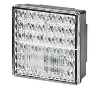 HELLA Valuefit 2Nr 357 029-161 Feu Arrière - Led - 24V - Montage En Saillie/Vissé - Couleur Du Voyant: Transparent - Fiche: Extrémités De Câble Ouvertes - Gauche/Droite - Quantité: 1