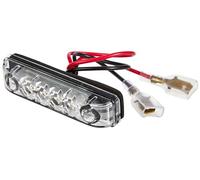 HELLA VALUEFIT Feu de position - LED - 12V - Montage encastré/Raccord fileté - Couleur du voyant: limpide - avant - Quantité: 1 - 2PG 357 010-021, Jaune,Noir