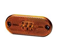 HELLA Valuefit 2Ps 357 009-101 Feu Latéral - Led - 24V - Raccord Fileté/Montage En Saillie - Couleur Du Voyant: Jaune - Câble: 150Mm - Gauche/Droite - Quantité: 1