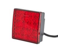 HELLA Valuefit 2Sb 357 029-111 Feu Arrière - Led - 24V - Montage En Saillie/Vissé - Couleur Du Voyant: Rouge - Fiche: Extrémités De Câble Ouvertes - Gauche/Droite - Quantité: 1