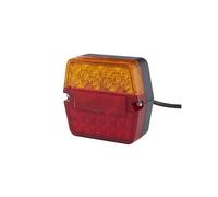 HELLA Valuefit 2Vb 357 023-011 Feu Arrière - Led - 24/12V - Montage En Saillie/Vissé - Couleur Du Voyant: Rouge/Jaune - Fiche: Extrémités De Câble Ouvertes - Gauche/Droite - Quantité: 1