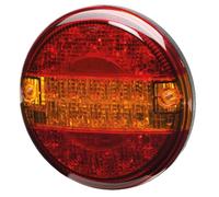Hella Feu arrière VALUEFIT 2SD 357 026-001 LED 12/24V montage saillie ECE rouge/jaune fiche plate