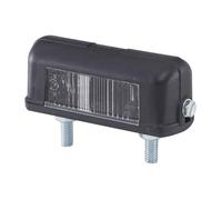 HELLA VALUEFIT Feu éclaireur de plaque - Halogène - 12V / 24V - Montage en saillie/vissé - Couleur du voyant: limpide - Fiche: Fiche plate - extérieur - Quantité: 1 - 2KA 357 014-001