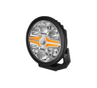 HELLA VALUEFIT LED Projecteur longue portée - Blade Black 9" - 12V / 24V - rond - Chiffre de référence: 25 - limpide - Couleur lumineuse: blanc/ambre - Câble: 500mm - côté frontal - 1FJ 357 199-061