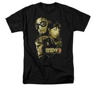 Hellboy II The Golden Army T Shirt Men's Adult Regular fit Graphic Tee BlackXL