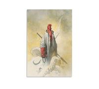 Hellboy Mike Mignola Impression sur toile murale moderne pour chambre à coucher 60 x 90 cm