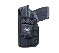 Hellcat Holster IWB Kydex for Springfield Armory Hellcat Pistol Case Pocket - Intérieur Ceinture caché Porter Holster Hellcat Accessoires Guns Pouch (Black, Left Hand Draw)