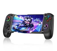 HELLCOOL Manette de jeu mobile pour iPhone et Android, manette de téléphone pour Xbox/Steam/GeForce Now/MFi Apple Arcade/Roblox, manette de jeu sans fil avec effet Hall/RGB